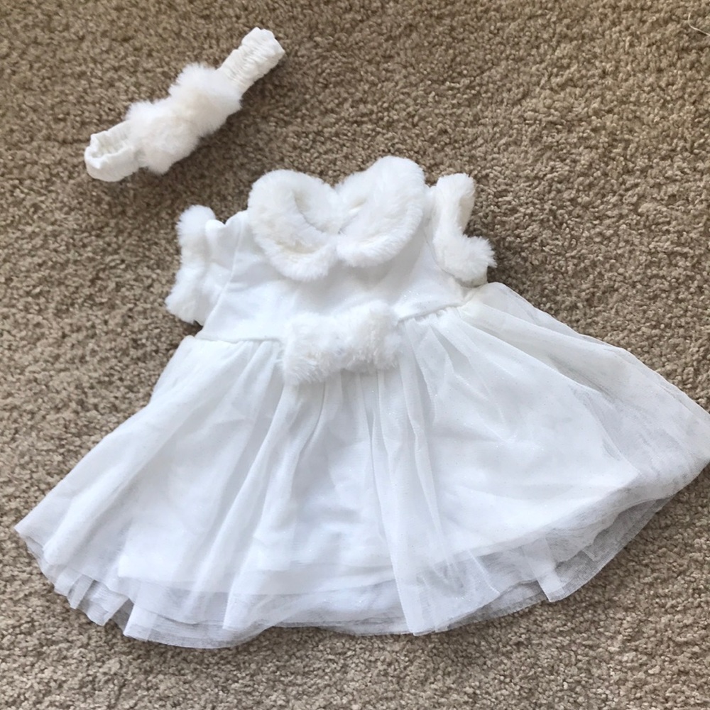 Infant Girls White Dress